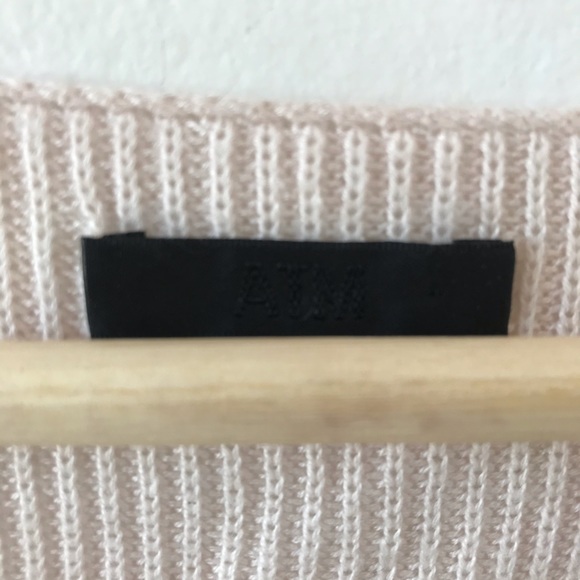 ATM pale pink oversized sweater - Picture 5 of 8